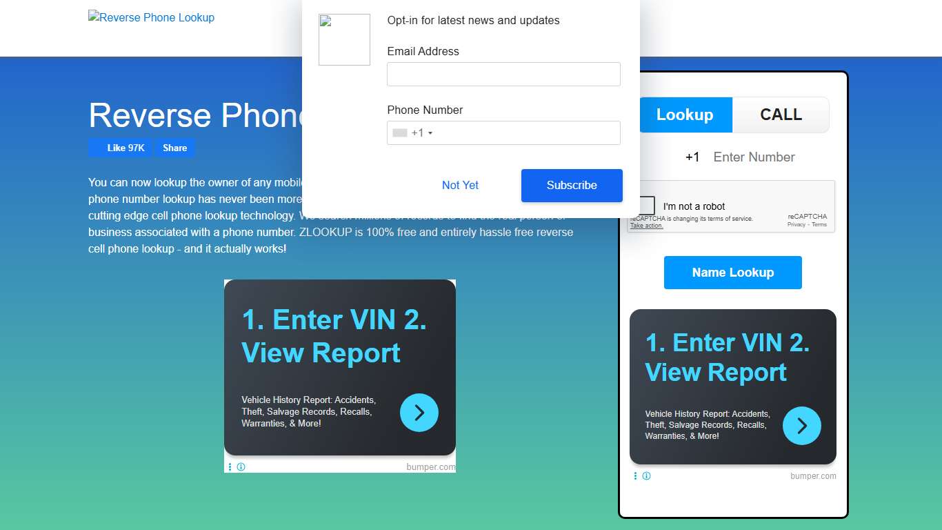 Reverse Phone Number Lookup Phone Number Search ZLOOKUP